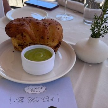 The Restaurant at Ponte - Bread with dipping sauce - New American Near Me - Temecula, California