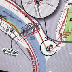 Great Allegheny Passage - Crossing the Hot Metal Bridge to get from Downtown to the Great Allegheny Passage Trail.