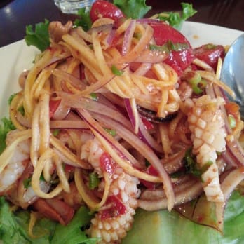 Ayada Thai - Mango Salad with Seafood - Thai Near Me - Elmhurst, New York Ayada Thai - Mango Salad with Seafood - Thai Near Me - Elmhurst, New York