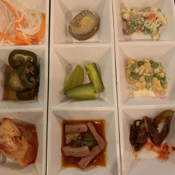 GOGI Korean BBQ - Side dishes... you can try what you like and then request for more. - Korean Near Me - Columbus, Ohio GOGI Korean BBQ - Side dishes... you can try what you like and then request for more. - Korean Near Me - Columbus, Ohio