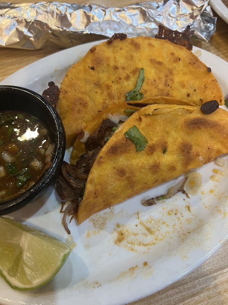 Food from La morenita restaurant