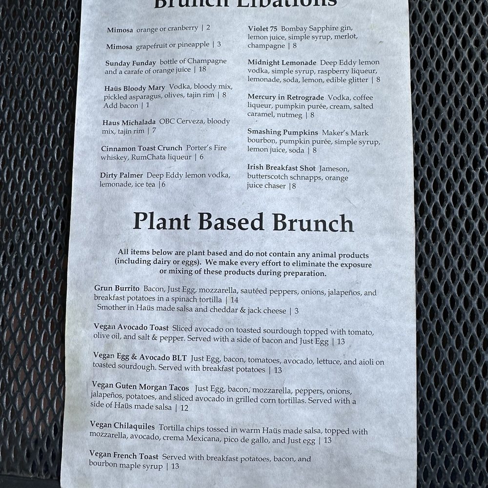 Ice Haus - Brunch menu, Saturday and Sunday - Bars Near Me - Salt Lake City, Utah Ice Haus - Brunch menu, Saturday and Sunday - Bars Near Me - Salt Lake City, Utah