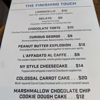 Wexford Public - Dessert Menu - Sandwiches Near Me - Wexford, Pennsylvania