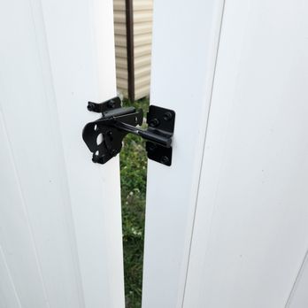 North River Home Services - Gate latch comes undone all on it's even after having cinder blocks on either side of gate....worthless gate. - Fences & Gates Near Me North River Home Services - Gate latch comes undone all on it's even after having cinder blocks on either side of gate....worthless gate. - Fences & Gates Near Me