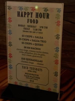 Menu photo 1 El Bebe Tacos + Tequila Washington, DC, DC