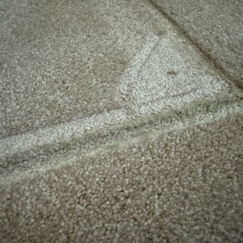 Distinctive Cleaning & Restoration - Unknown stain left behind from a metal filing cabinet - Carpet Cleaning Near Me - Fort Wayne, Indiana Distinctive Cleaning & Restoration - Unknown stain left behind from a metal filing cabinet - Carpet Cleaning Near Me - Fort Wayne, Indiana