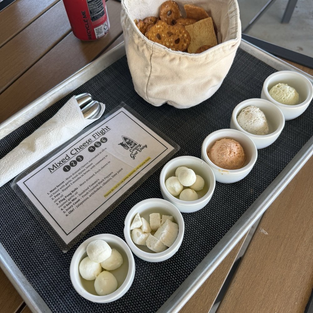 Surfing Goat Dairy - Cheese flight - Cheese Shops Near Me - Kula, Hawaii Surfing Goat Dairy - Cheese flight - Cheese Shops Near Me - Kula, Hawaii