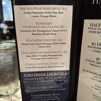 Mickey Mantle's - Wow these cocktails are PRICEY! - Cocktail Bars Near Me - Thackerville, Oklahoma
