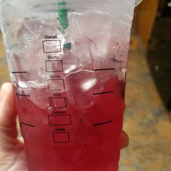 Starbucks - All ice, no juice! After one sip it's half way gone. Biggest waste of money - Coffee & Tea Near Me - Vallejo, California Starbucks - All ice, no juice! After one sip it's half way gone. Biggest waste of money - Coffee & Tea Near Me - Vallejo, California