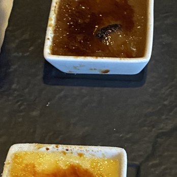 Chart House - creme brulee trio vanilla, coffee and butterscoth (they called it apple, but it had no apples) - Seafood Near Me - Stateline, Nevada