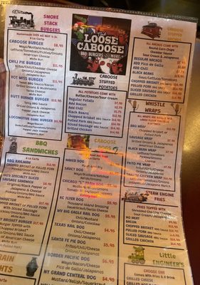 Menu photo 2 The Loose Caboose Spring, TX