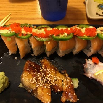 Oishii - The Todd Roll. You're damn right that's a jalapeño topped with masago. Welcome to Houston. - Sushi Bars Near Me - Houston, Texas Oishii - The Todd Roll. You're damn right that's a jalapeño topped with masago. Welcome to Houston. - Sushi Bars Near Me - Houston, Texas