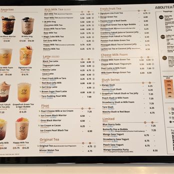 AbouTea - Menu (Mar 2025) - Bubble Tea Near Me - South Salt Lake, Utah AbouTea - Menu (Mar 2025) - Bubble Tea Near Me - South Salt Lake, Utah