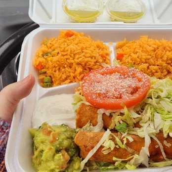 Don Chilitos Mexican Grill - Chicken taquitos plate hold the beans. - Mexican Near Me - Aloha, Oregon Don Chilitos Mexican Grill - Chicken taquitos plate hold the beans. - Mexican Near Me - Aloha, Oregon