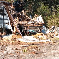 Beaches Recycling Center - Left this mess just like this