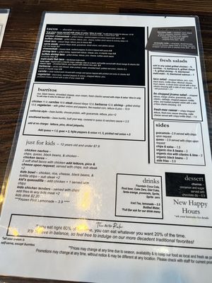 Menu photo 1 Fresh-Mex & Co Saint Johns, FL Menu photo 1 Fresh-Mex & Co Saint Johns, FL