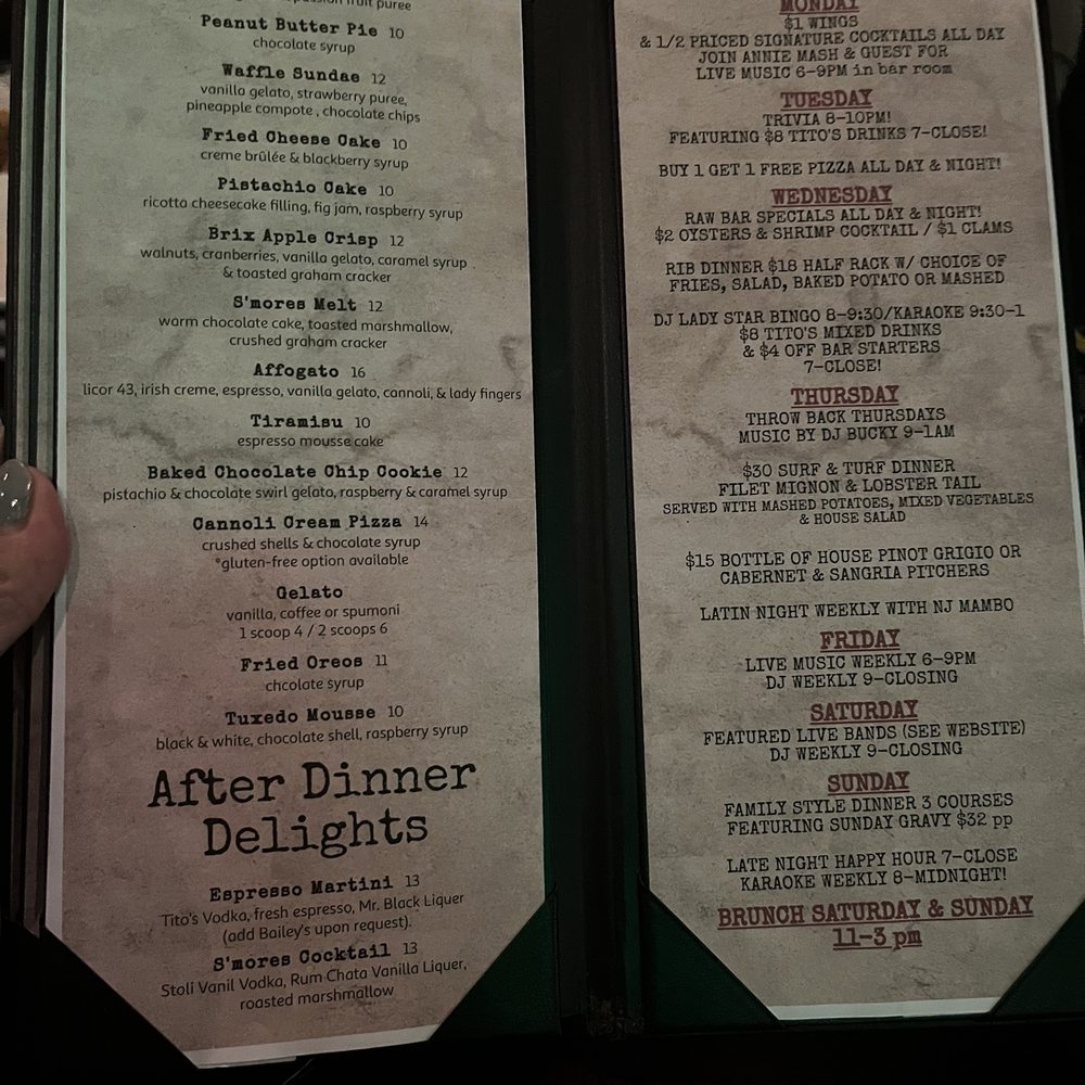 Brix Restaurant & Pizza Bar - Italian Near Me - Belleville, New Jersey Brix Restaurant & Pizza Bar - Italian Near Me - Belleville, New Jersey