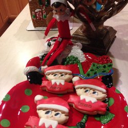 Sweet Virginia Treats - Personalized "Elf on the Shelf" sugar cookies