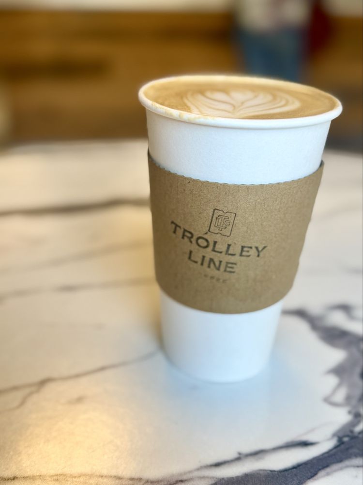 Trolley Line Coffee Logo
