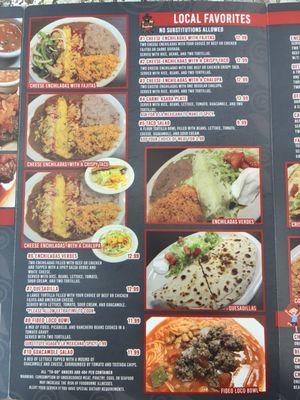 Menu photo 3 The Original Blanco Cafe San Antonio, TX