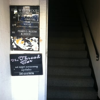 The Thread Bar - Stairs leading up to the store - Threading Services Near Me - Los Angeles, California