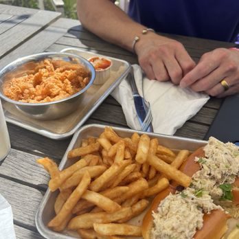 The Wyld Dock Bar - Clam strips and crab roll. - New American Near Me - Savannah, Georgia