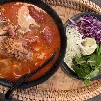 Nok’s Kitchen - Katee Gai (Chicken Curry Noodle Soup) - Laotian Near Me - Westminster, California