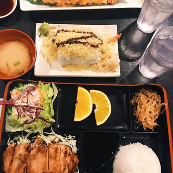 Sen Dai Sushi - Baked salmon roll (top), crunch roll (middle), and chicken teriyaki bento (bottom) - Japanese Near Me - Milpitas, California Sen Dai Sushi - Baked salmon roll (top), crunch roll (middle), and chicken teriyaki bento (bottom) - Japanese Near Me - Milpitas, California