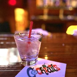 Tap Haus - Cool cocktail napkins and decent cocktails (vodka soda) at the bar.