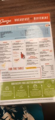 Menu photo 8 Snooze, an A.M. Eatery Las Vegas, NV