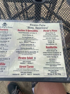 Menu photo 4 Pirates Patio and Galley Old Orchard Beach, ME Menu photo 4 Pirates Patio and Galley Old Orchard Beach, ME