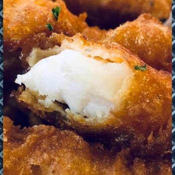 Mike’s Tavern - Hand-Dredged Beer Battered Atlantic Cod. Hand-Cut Fries. Tarter Sauce. House Remoulade Sauce. Minced Parsley | Lemon Wedge. - New American Near Me - Chattanooga, Tennessee