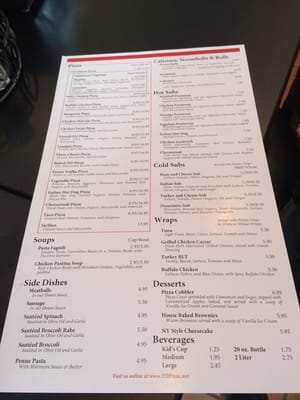 Menu photo 2 TD Pizza Springfield, NJ