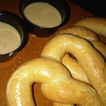 Congregation Brewery & Cocina - 2 orders of the pub pretzel with the beer & cheese fondue sauce. - Pubs Near Me - Pasadena, California Congregation Brewery & Cocina - 2 orders of the pub pretzel with the beer & cheese fondue sauce. - Pubs Near Me - Pasadena, California