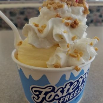 Fosters Freeze - Peach sundae - Burgers Near Me - Morro Bay, California Fosters Freeze - Peach sundae - Burgers Near Me - Morro Bay, California