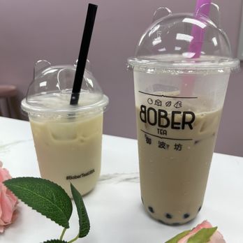 Bober Tea & Coffee - Jasmine milk tea and oolong milk tea - Coffee & Tea Near Me - Walnut Creek, California