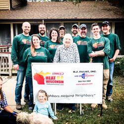 H. J. Faust, Inc. Heating and Air Conditioning - Heat Up Wisconsin.  H.J. Faust and Lennox give a furnace to a home in need.
