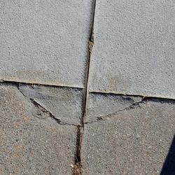 More broken concrete