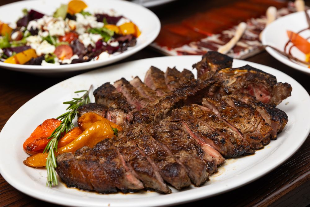 Food from Lugo Steakhouse