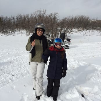 Deer Valley Snowmobile Tours - Stopping at the top for photo opps! - Tours Near Me - Peoa, Utah