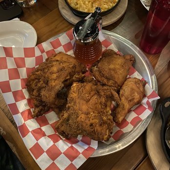 The Eagle Charlotte - Fried chicken with hot honey - Southern Near Me - Charlotte, North Carolina