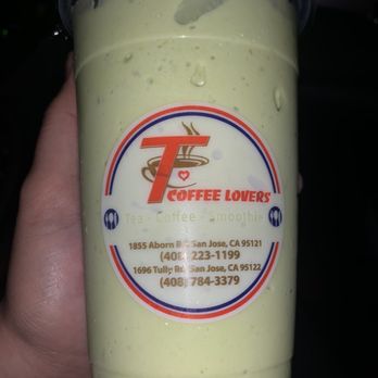 Coffee Lovers - Green Tea Matcha Smoothie - Coffee & Tea Near Me - San Jose, California