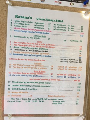 Menu photo 7 Ratana's Hilo, HI Menu photo 7 Ratana's Hilo, HI