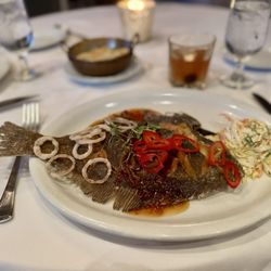 Whole Crispy Flounder
