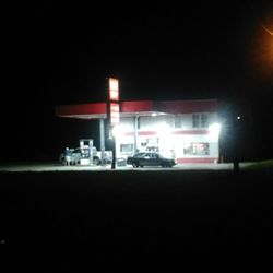 Sooner Stop - Walking up to the store.