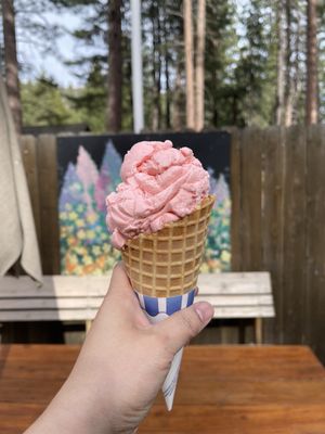 Log Cabin Ice Cream by null