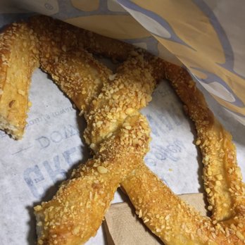 Auntie Anne's - Sweet Almond Pretzel. I was hungry, I took two bites before taking a pic. $3.76 with tax. 4/28/17. - Pretzels Near Me - Honolulu, Hawaii