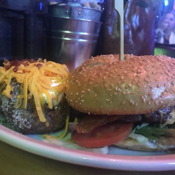 Texas Roadhouse - Burger & loaded baked potato - Steakhouses Near Me - Amarillo, Texas Texas Roadhouse - Burger & loaded baked potato - Steakhouses Near Me - Amarillo, Texas