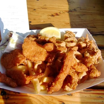 Neptune's Net - fried clams and shrimp with fries - Seafood Near Me - Malibu, California