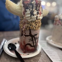 The Yard Milkshake Bar Atlanta - Downtown - Original banana split milkshake